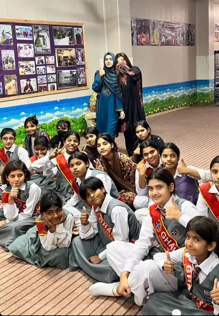 Session group at Ghauri Orphan Center