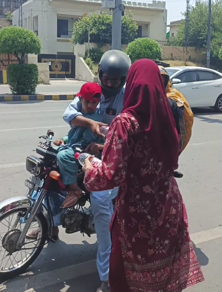 Community Water Drive at Dubai Chowk, Lahore